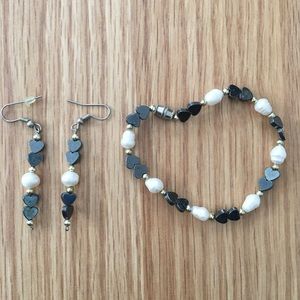 Bracelet and Matching Earrings combo